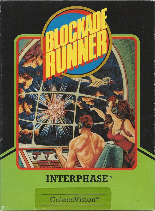 Blockade Runner box art for Colecovision